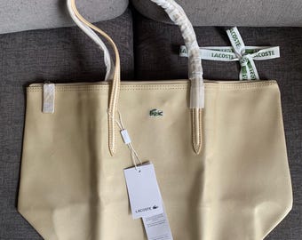 Sac à main Lacoste L.12.12 Concept Cabas beige TN-O. / Tous les prix incluent les tarifs américains