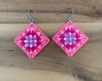 Erstwilder Cosy Comfort pink Earrings NWOT jewelry all prices include US tariffs