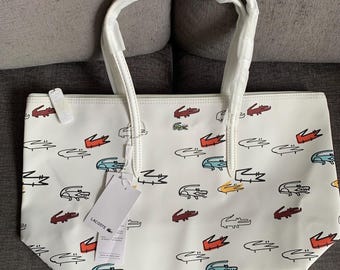 Sac à main Lacoste L.12.12 Concept Sac à main coloré Croc NWT / tous les prix incluent les tarifs américains