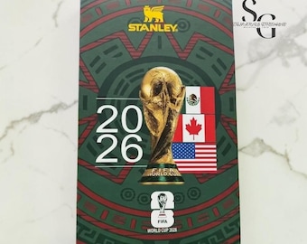 Wereldbeker Stanely FlowState Quencher 40 Oz, FIFA-editie drinkgerei, beker cadeau