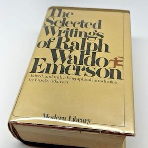 The Selected Writings Ralph Waldo Emerson 1968 Modern Library Hardcover w Jacket image 1