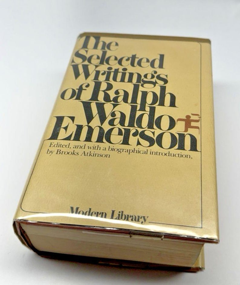The Selected Writings Ralph Waldo Emerson 1968 Modern Library Hardcover w Jacket image 1