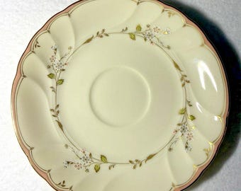 Mikasa Monticello L9777 Saucer 6.25 Fine Ivory Floral Replacement Plate Japan