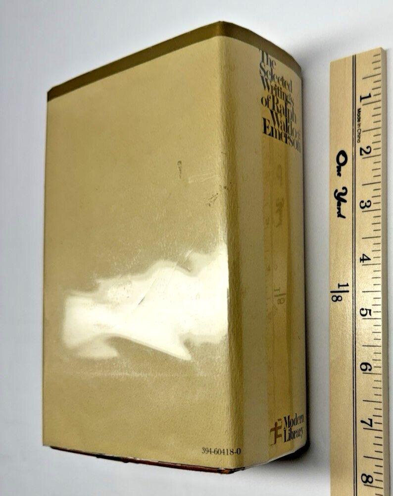 The Selected Writings Ralph Waldo Emerson 1968 Modern Library Hardcover w Jacket image 7