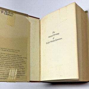 The Selected Writings Ralph Waldo Emerson 1968 Modern Library Hardcover w Jacket image 3