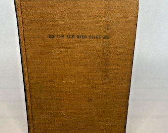 The Sun Also Rises Ernest Hemingway 1956 Hardcover Scribner Vintage Classic
