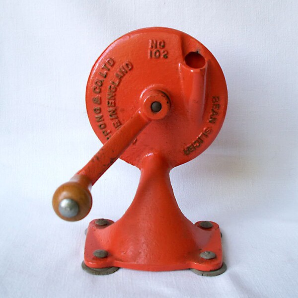 Vintage bean slicer by Spong & Co  England