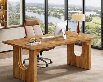 Executive Desk Modern Wood Office Table