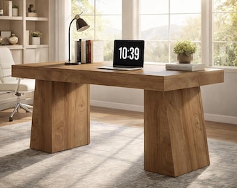 Executive Desk Modern Wood Home Office Desk