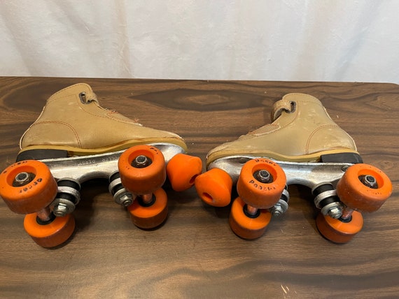 Vintage 70s Tan Roller Skates - image 3