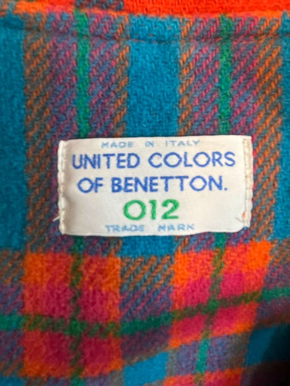 Vintage United Colors of Benetton Wool Coat - image 3