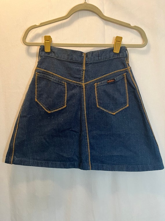 Vintage 1970s Landlubber Denim A-line Skirt - image 1