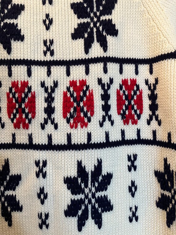 Vintage 1980s JCPenney Fair Isle Pullover Sweater… - image 3