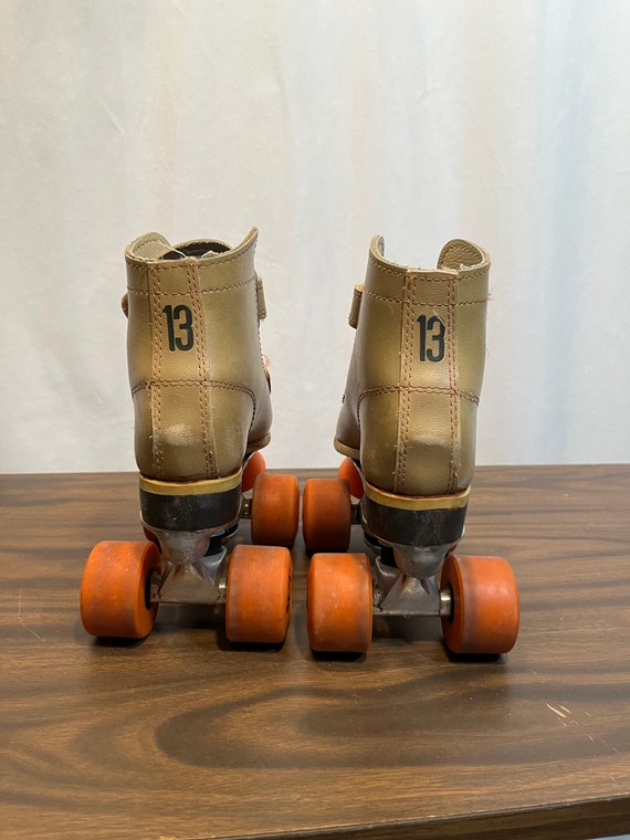 Vintage 70s Tan Roller Skates - image 4