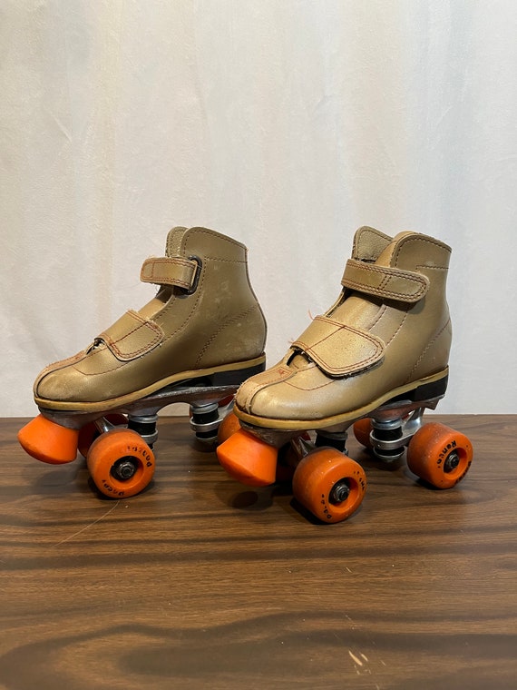 Vintage 70s Tan Roller Skates - image 2