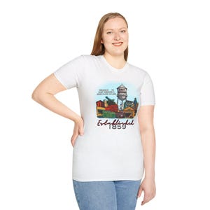 East Bernard Texas Small Town Pride T-Shirt | Hometown Tee, Blank Back for Customization