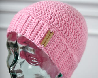 Messy bun hat ponytail hat teen girl crochet bun hat crochet ponytail hat ponytail beanie messy bun beanie gift beanie girls pink RTS