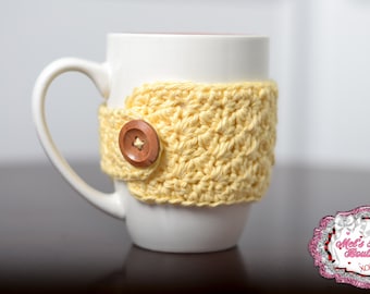 mug cozy - crochet cozy - coffee cozy - tea cozy - cup cozy - cozy - crochet - office gift - mug warmer - cup sleeve - teachers gift - mug