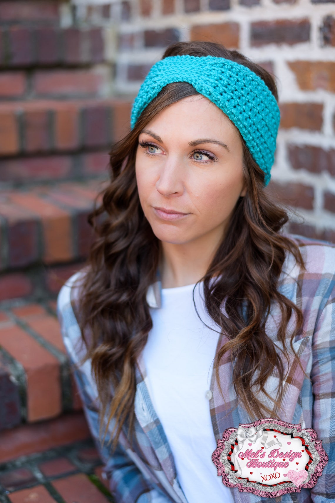 Teal Ribbed Crochet Head Wrap for Women Fall Ear Warmer Etsy UK