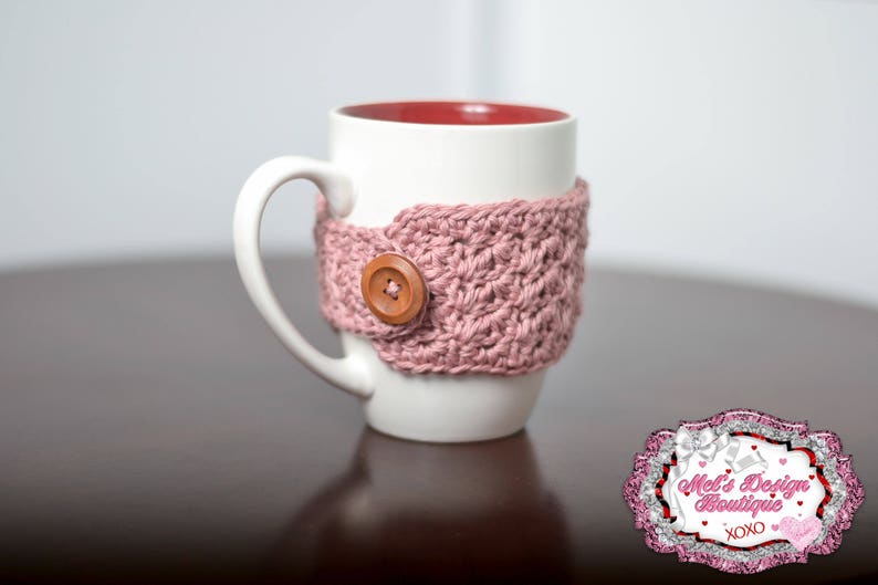 mug cozy, crochet cozy, coffee cozy, tea cozy, cup cozy, cozie, crochet, ready to ship, office gift, mug warmer, cup sleeve, teachers gift image 4