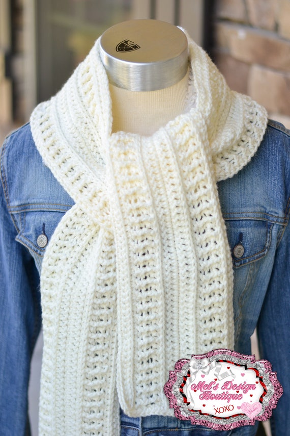 bufanda de ganchillo para mujer