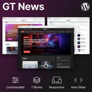 GTニュース – ウェブテンプレート - ニュースWordPressテーマ