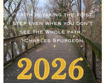 Biglietto digitale di auguri di buon anno 2026 - Saluto cristiano ispiratore