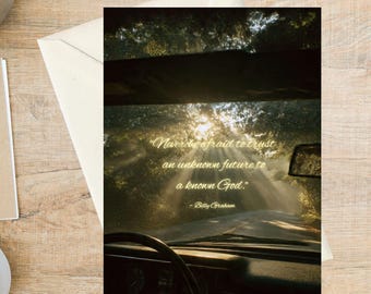 Billy Grass Glaube Karte, christliche Ermutigung Printable (digitaler Download)