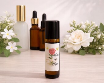 Roll-on Garden Dream – Aceite perfumado de jazmín y gardenia – Mezcla floral relajante