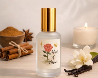 Bruma de Canela y Vainilla – Spray Corporal y Ambientador de Canela y Vainilla / Aroma Dulce y Acogedor / Fragancia Natural Hecha a Mano