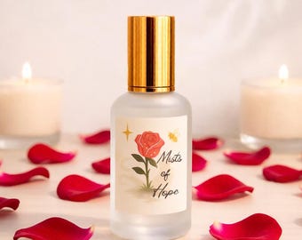 Bloom Wave Mist — Spray corporal y ambiental de pétalos de rosa / Suave aroma floral / Bruma de fragancia natural