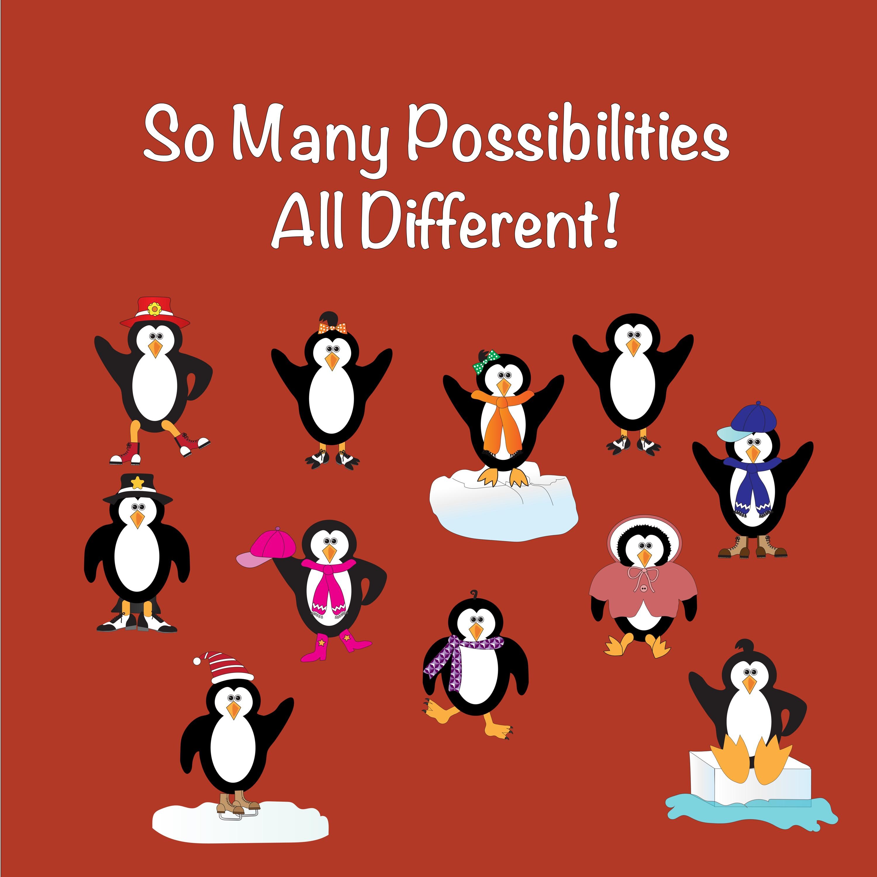 Penguin Dress up Craft Printable Coloring Mega Pack | Winter Party Game ...