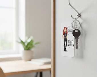Ariel Vibes Bitmoji-personagesleutelhanger