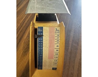 Vintage 1981 Postal Mail Scale 1 lb (16 oz x 1/2 oz)
