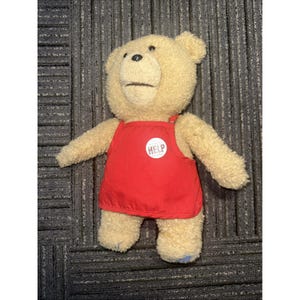 VGUC-17&quot; Ted Teddy Bear Plush Toy In Apron Soft Plush Stuffed Movie Comedy Works