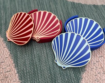 Bunte 3D gedruckte Sea Shell Untersetzer
