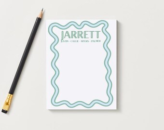 Personalized Scalloped Notepad 75 sheets