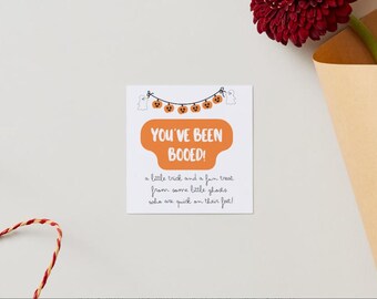 You've Been Booed Gift Tag