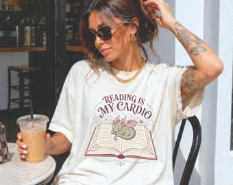 Comfort Colors Dragon Bookworm Shirt, Fantasy Romantasy Reader Tee