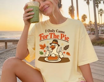 Comfort Colors Pie Shirt, Funny Thanksgiving Turkey Tee, Pie Lover Gift