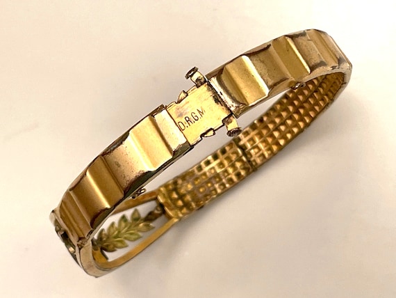 WWI German Iron Cross bracelet, 1914, gold plated… - image 4