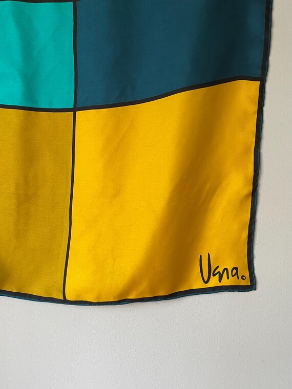 Coordinated scarf set, Vera color block and Laura… - image 6