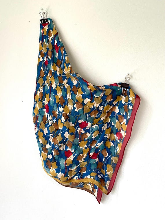 Coordinated scarf set, Vera color block and Laura… - image 7