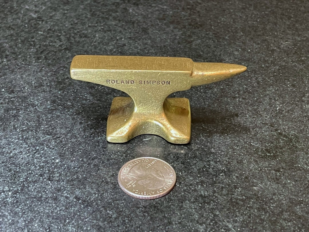 Watchmakers Miniature Anvil, Goldsmiths Anvil, Brass Anvil Etsy