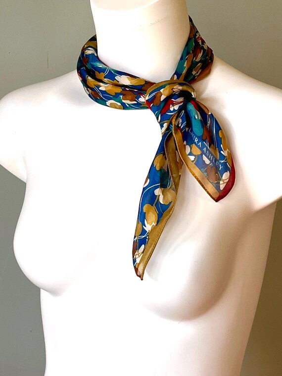 Coordinated scarf set, Vera color block and Laura… - image 4
