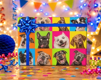 Funny Dog Wrapping Paper, Pet Wrapping Paper, Dog Lover Gift, Dog Dad Presents, Dog Mom Present, Dog Owner Gift Idea, New Dog Owner Gifts