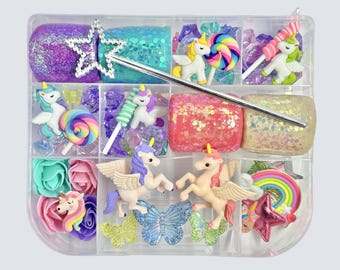 Play Dough Unicorn Kit Sensory Play For Toddler Birthday Learning Activity For Preschooler Stem Fine Motor Montessori Play Screen Free Idea