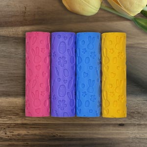 Easter Bunny Play Dough Roller,Easter Textured Roller,Bunny Playdoh Roller,Bunny Ears Texture Roller,3D Printed Easter Sensory,Sensory Play