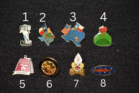 Pick One - Masonic Button Pins - image 19
