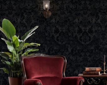 Peel and Stick Wallpaper Luxury Gothic Wall Mural Vintage Victorian Self Adhesive Removable Wall Paper for Bedroom Cabinets